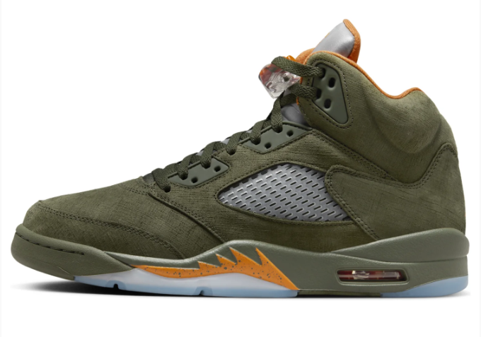 Air Jordan 5 Retro 'Olive' (2024) – Olive & Orange