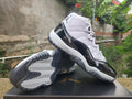 Air Jordan 11 Grey & Black High-Top Sneakers