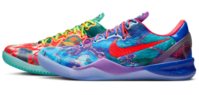 Nike Kobe 8 Protro 'What The' Multicolor Sneakers