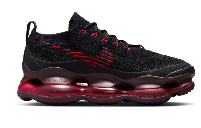 Nike Air Max Scorpion Sneakers – Black & University Red