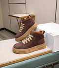 UGG Brown High-Top Lace-Up Shoes
