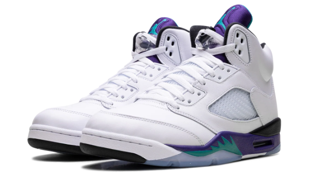 Air Jordan 5 Retro OG 'Grape' (2025) – White & Purple
