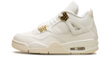 Air Jordan 4 WMNS 'Sail' – Cream & Gold Accents