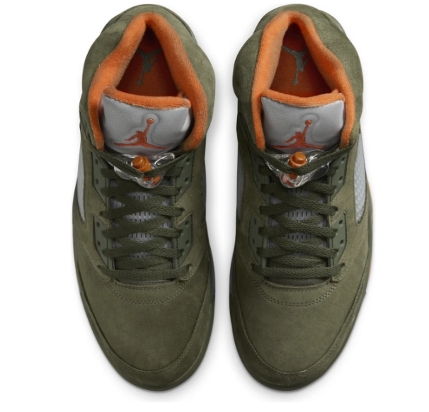 Air Jordan 5 Retro 'Olive' (2024) – Olive & Orange
