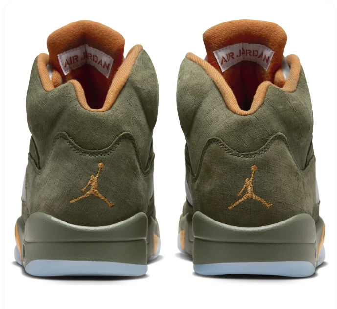 Air Jordan 5 Retro 'Olive' (2024) – Olive & Orange