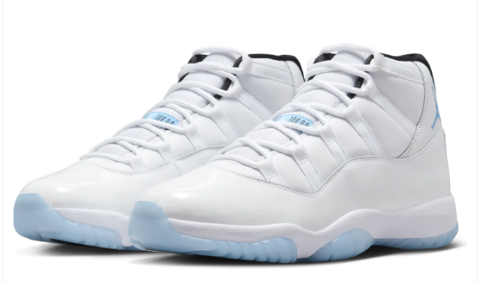 Air Jordan 11 'Legend Blue' (2024) – White & Light Blue