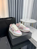 AMIRI White & Pink Chunky Low-Top Sneakers