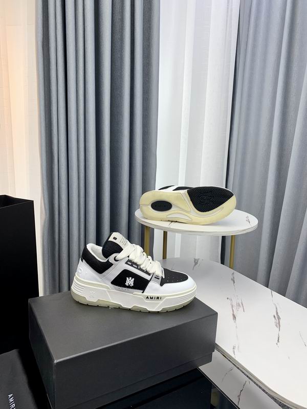 AMIRI Black & White Chunky Low-Top Sneakers