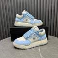 AMIRI Light Blue & Cream Chunky Low-Top Sneakers