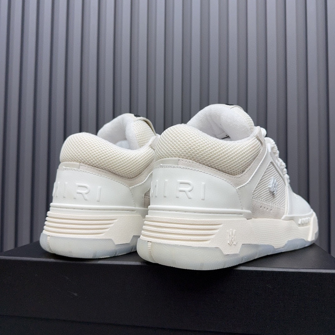 AMIRI White & Cream Chunky Low-Top Sneakers