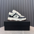 AMIRI Black & Cream Paisley Chunky Low-Top Sneakers