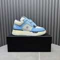 AMIRI Blue & Cream Chunky Low-Top Sneakers