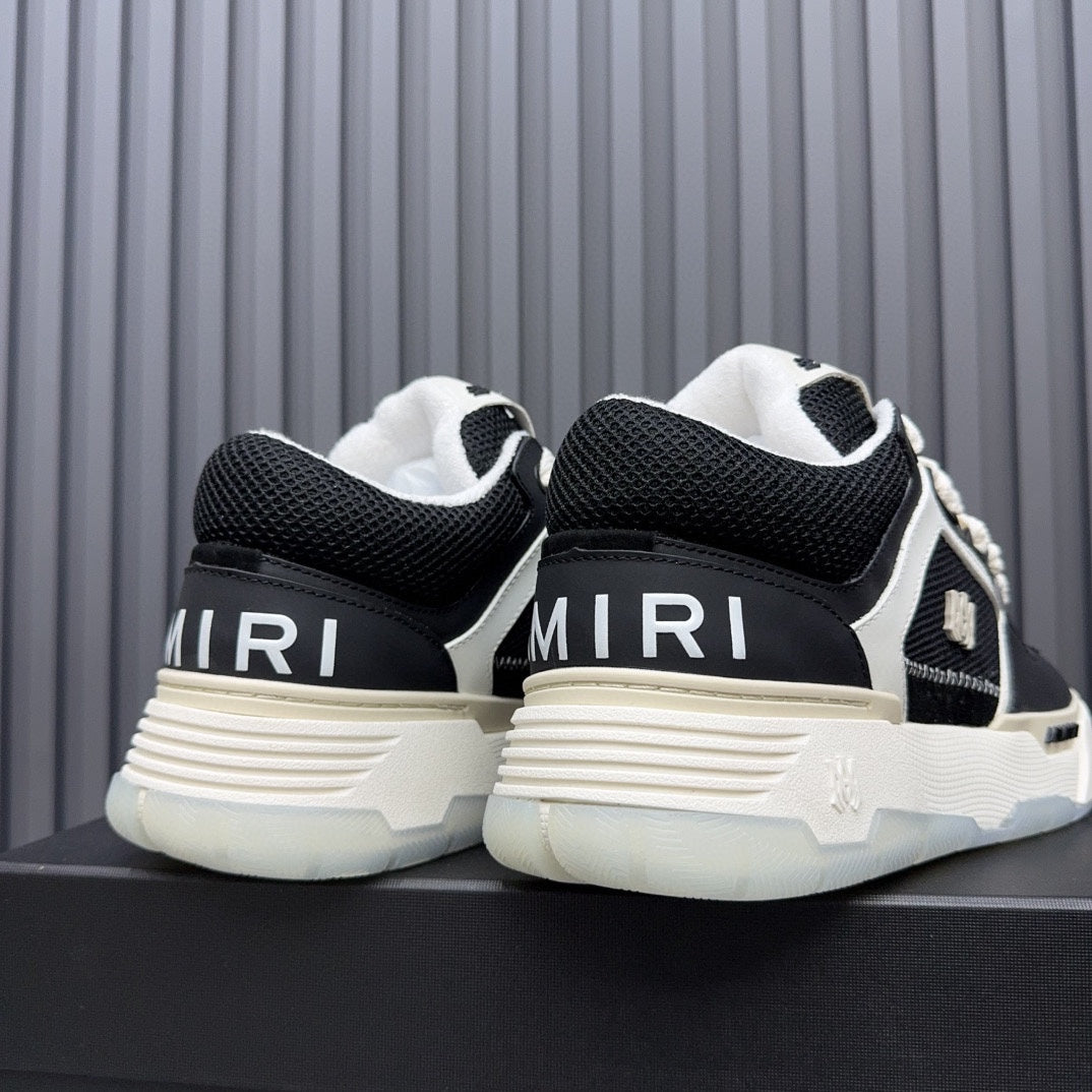 AMIRI Black & White Chunky Low-Top Sneakers