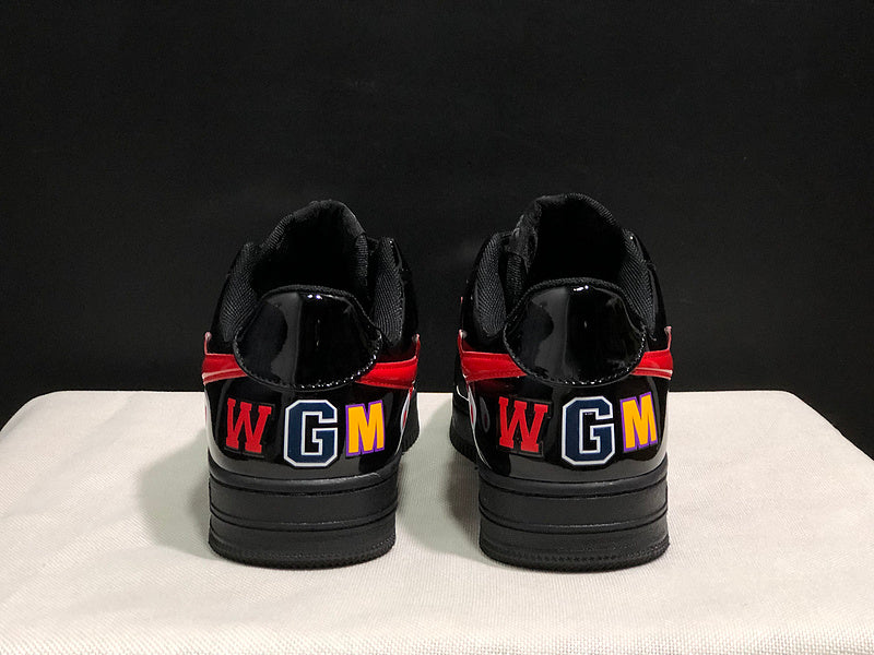 BAPE Black & Red Low-Top Sneakers with Shark Graphics
