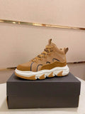UGG Tan High-Top Chunky Lace-Up Sneakers