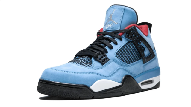 Air Jordan 4 Retro - Blue, Black & Red