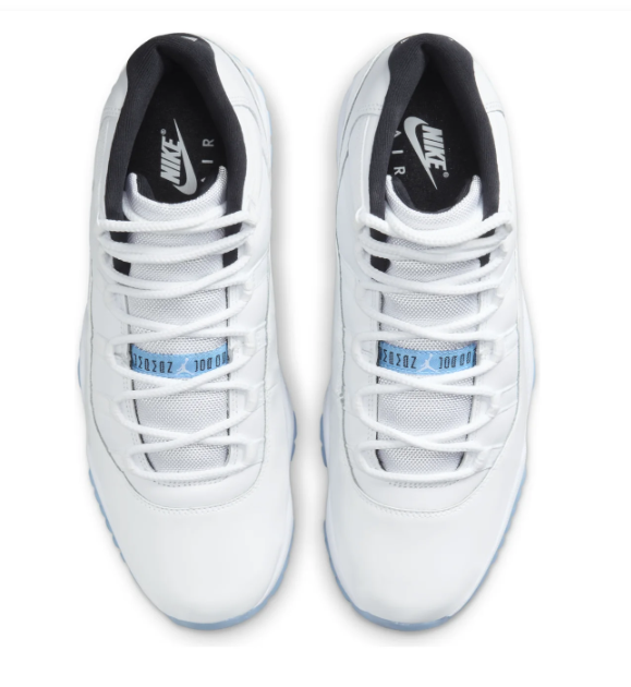 Air Jordan 11 'Legend Blue' (2024) – White & Light Blue