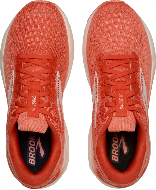 Brooks Ghost 16 Women's Running Shoes – Coral Pink