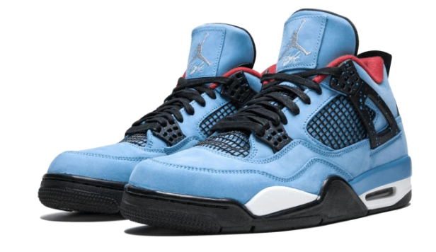 Air Jordan 4 Retro - Blue, Black & Red