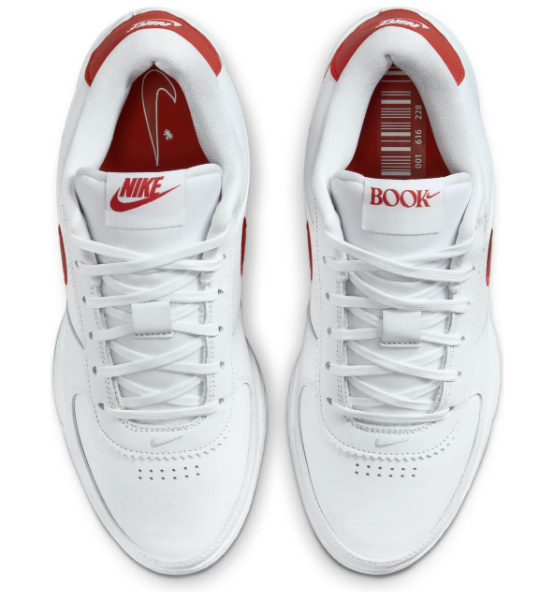 Nike Book 1 EP 'Forrest Gump' Sneakers – White & Red