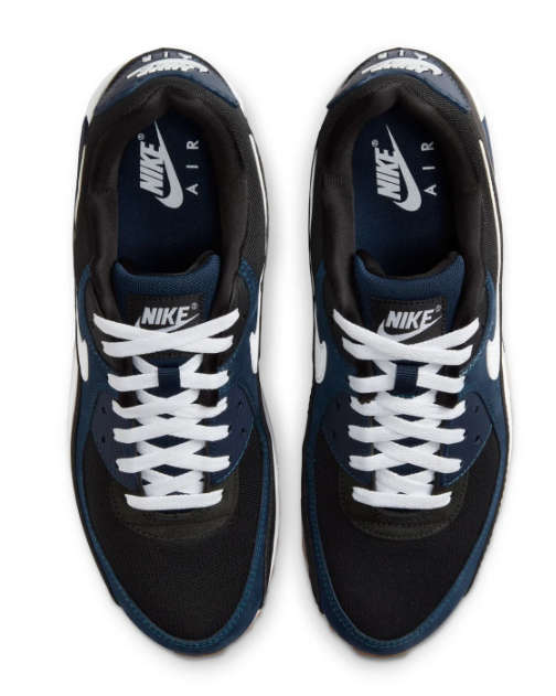 Nike Air Max 90 Men's Sneakers – Navy & Black