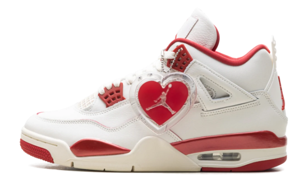 Air Jordan 4 WMNS 'Valentine's Day' – White & Red